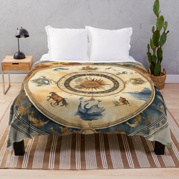 Item preview, Celestial Toile de Jouy Three designed and sold by FincastleDesign.