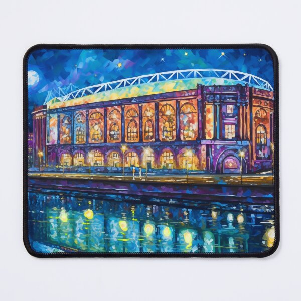 Item preview, Ibrox Stadium, Scotland, AI Generated Art - The Home of Glasgow Rangers F.C - An Iconic Listed Building designed and sold by studioSharonKay.