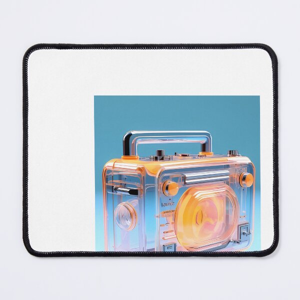 Item preview, a clear and yellow plastic case sitting on top of a table designed and sold by Dark Fantasy Store.