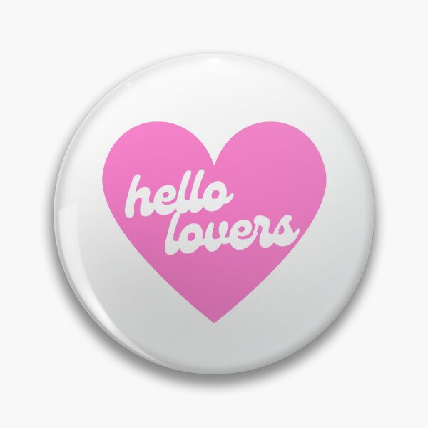 Item preview, Hello Lovers Heart (Hot Pink) designed and sold by niallhflorals.