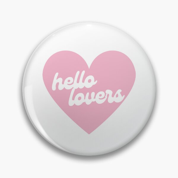 Item preview, Hello Lovers Heart (Pink) designed and sold by niallhflorals.