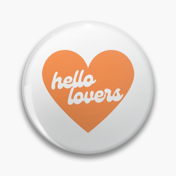 Item preview, Hello Lovers Heart (Orange) designed and sold by niallhflorals.