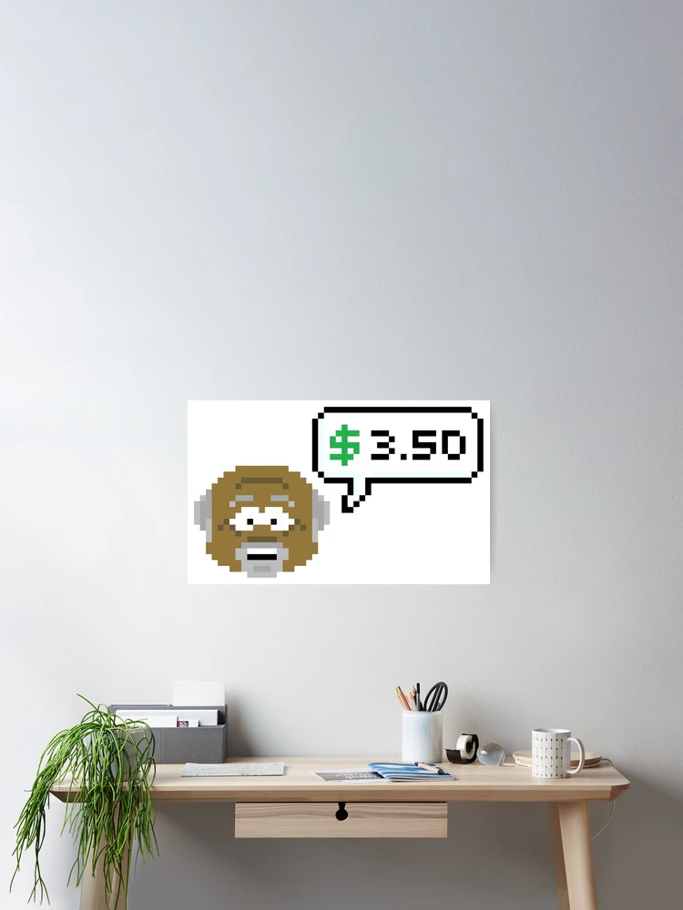 Imagen 2 de 3, Póster con la obra Tree Fiddy, diseñada y vendida por Shy Guy's Pixels.
