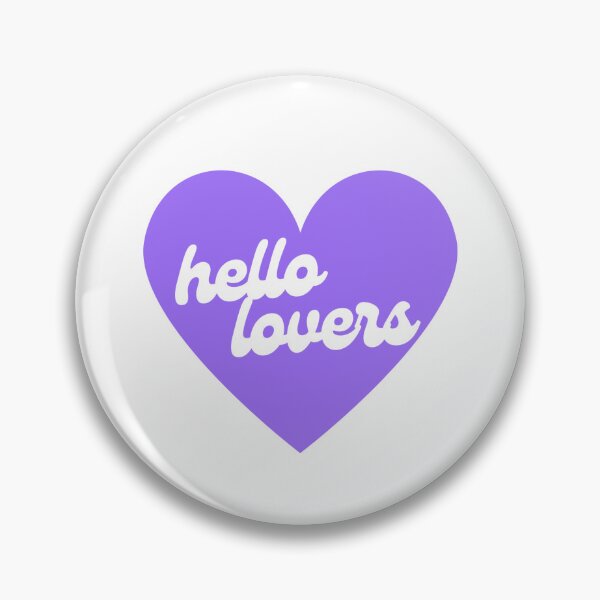 Item preview, Hello Lovers Heart (Lavender) designed and sold by niallhflorals.