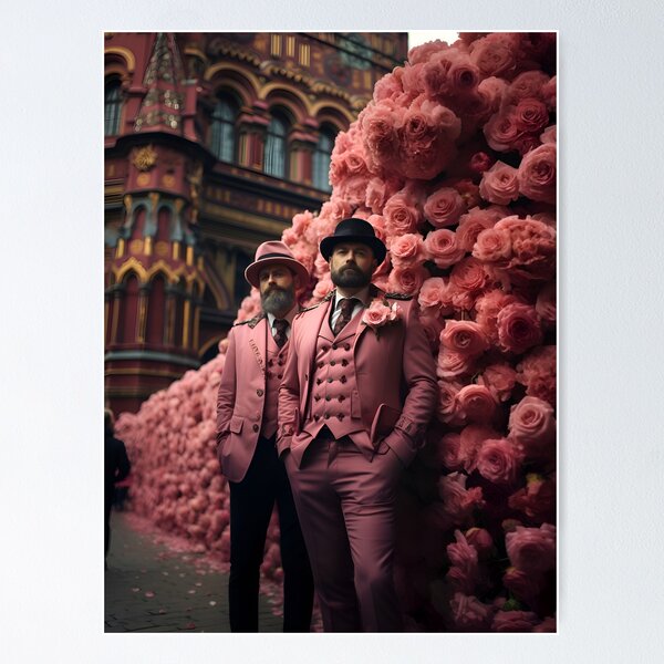Item preview,  Pink Floral gentleman’s  designed and sold by oilidesing.