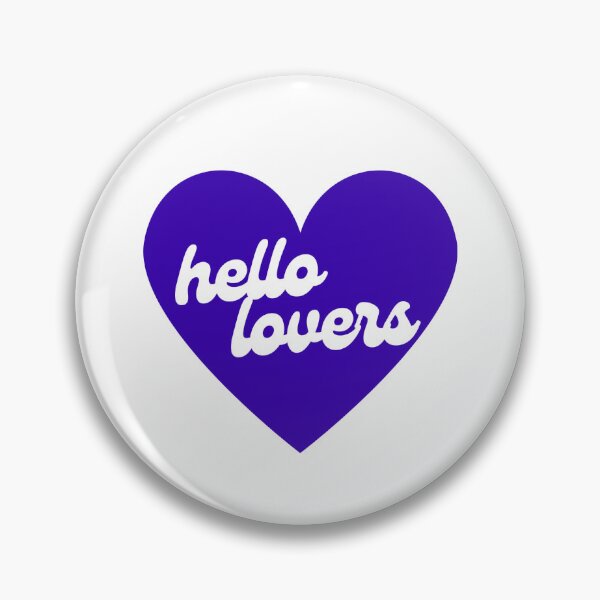 Item preview, Hello Lovers Heart (Violet) designed and sold by niallhflorals.