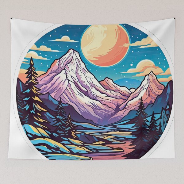 Item preview, Winter nature in the evening designed and sold by abmkf.