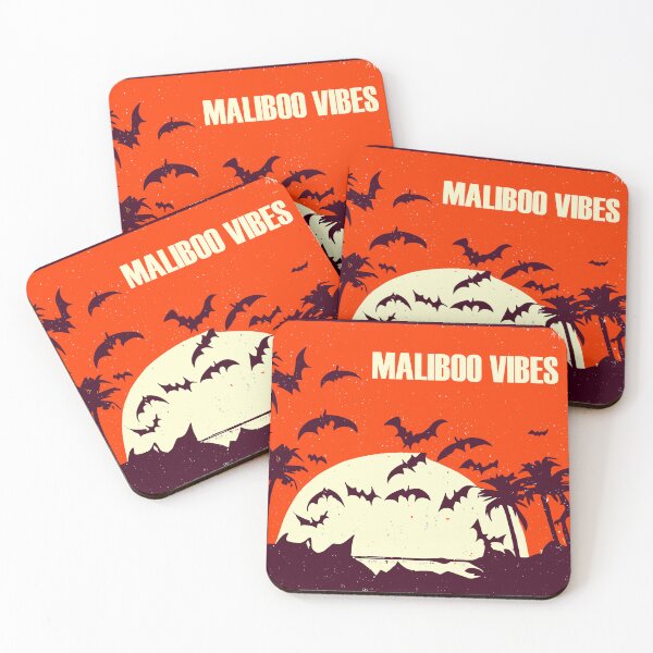 Item preview, Halloween Retro Maliboo Vibes Malibu Picture designed and sold by SamJanner.