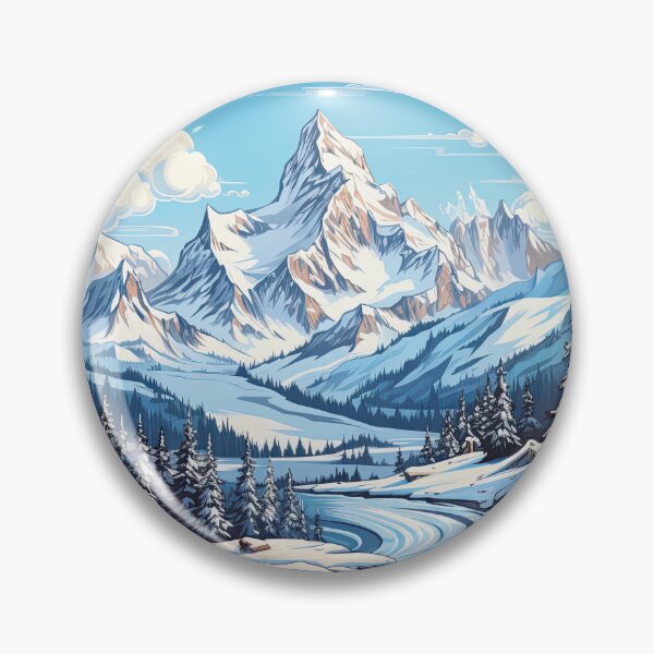 Item preview, High mountain with snow designed and sold by abmkf.
