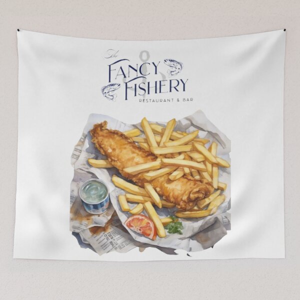 Item preview, The Fancy Fishery designed and sold by Bring Back Culture.
