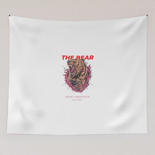 Item preview, Black White Illustrated The Bear T-Shirt designed and sold by Bhakta888.