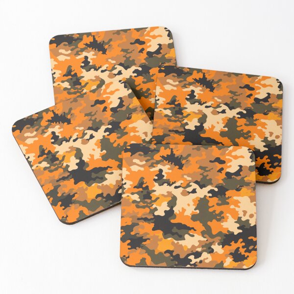 Item preview, Camouflage Pattern,black, orange , Military,uniform  designed and sold by MoonDesinso.