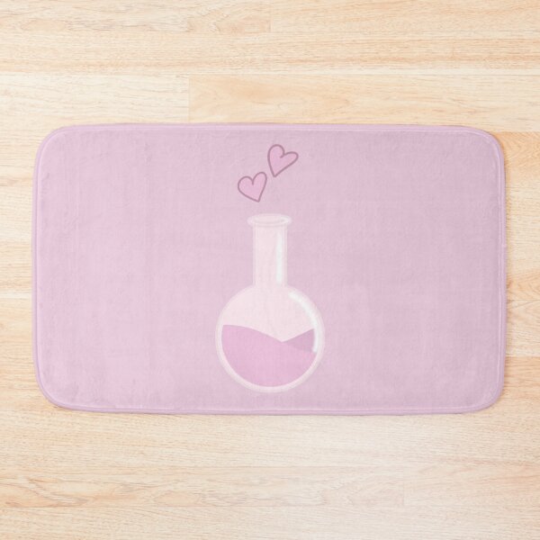 Item preview, Cute Beaker Science Illustration with Hearts Pink Love designed and sold by TheEclecticKat.