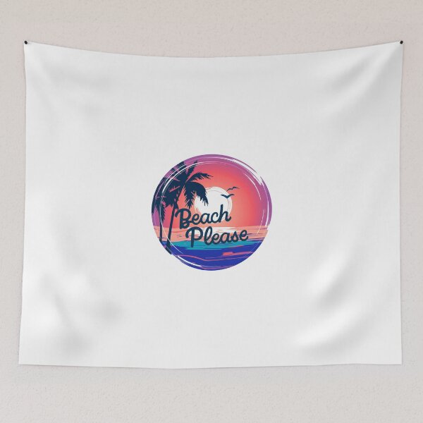 Item preview, Purple Illustrated Summer Beach T-shirt designed and sold by Bhakta888.