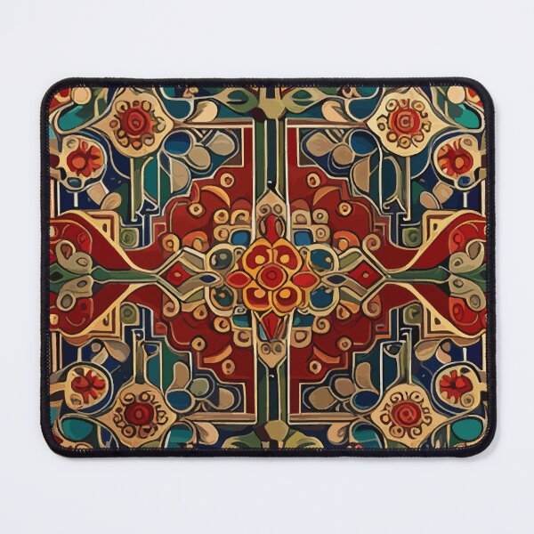 Item preview, Abstract Flowers Vintage Persian Rug Pattern designed and sold by Vicky Brago-Mitchell®.
