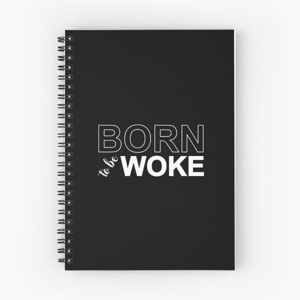 Item preview, Born to be woke in white designed and sold by Politics-Corner.