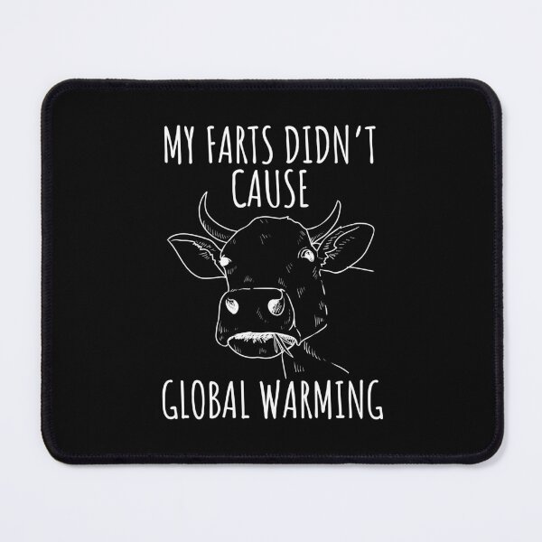 Item preview, My Farts Didn't Cause Global Warming Cute Cow designed and sold by IntegrityDesign.