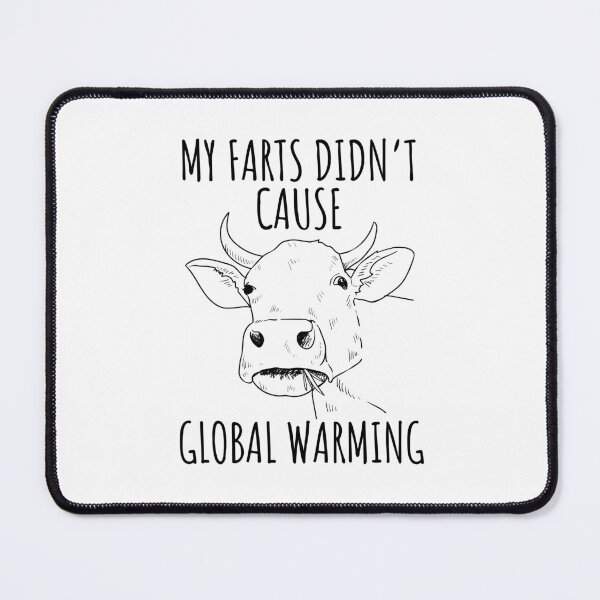 Item preview, My Farts Didn't Cause Global Warming Cute Cow designed and sold by IntegrityDesign.