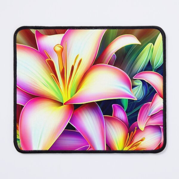 Item preview, Blossoming Radiance: Vibrant 3D Flowers designed and sold by The Digital Compass.
