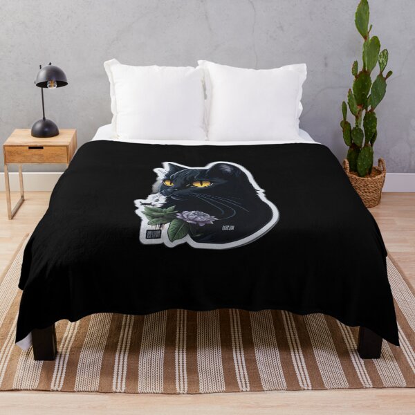 Item preview, Black Cat Sticker designed and sold by MGArtiste.