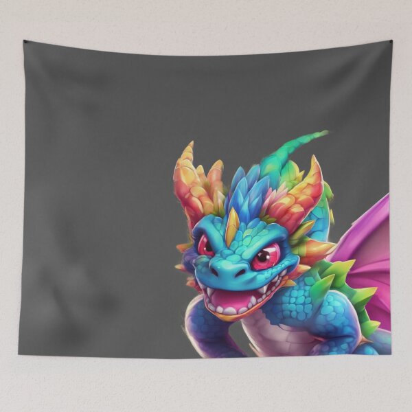 Item preview, Smiling Magic Dragon designed and sold by By Nayla.