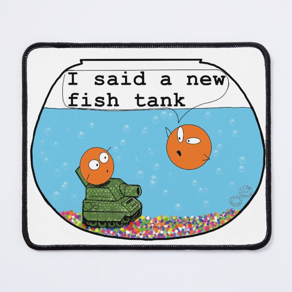 Item preview, I said a new fish tank designed and sold by carahodgsonart.
