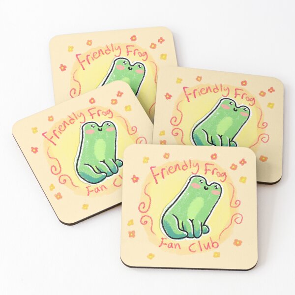 Item preview, Friendly Frog Fan Club designed and sold by Meowmallow.