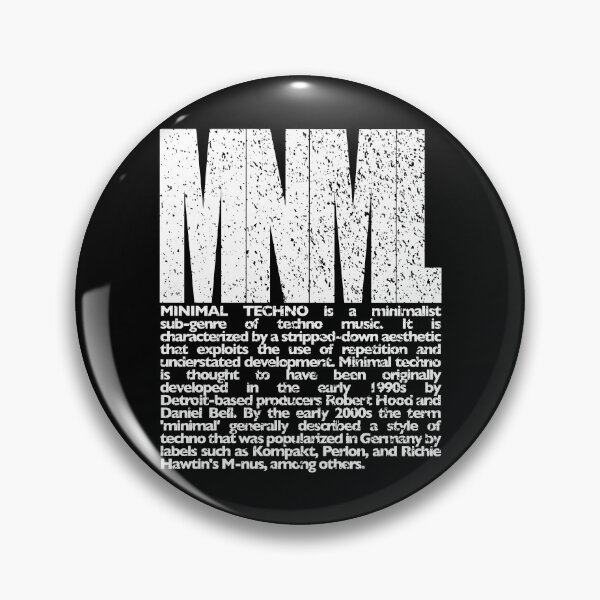 Item preview, The History of Minimal Techno designed and sold by DesignFuture99.