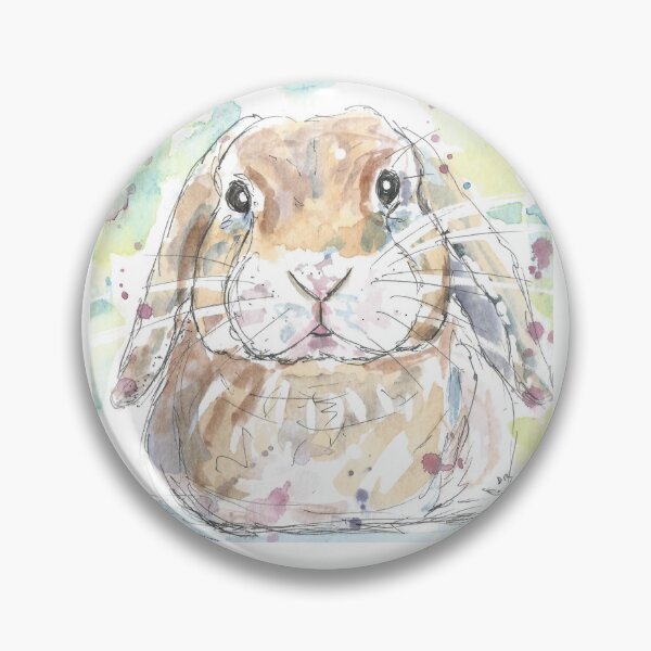 Item preview, Lop Rabbit Portrait. designed and sold by DebTheZeb.