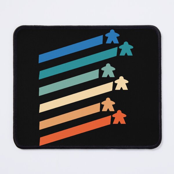 Item preview, Vintage Rainbow Meeple Delight - Board Game Carcassonne Meeples designed and sold by Zanda-Nerd-Shop.