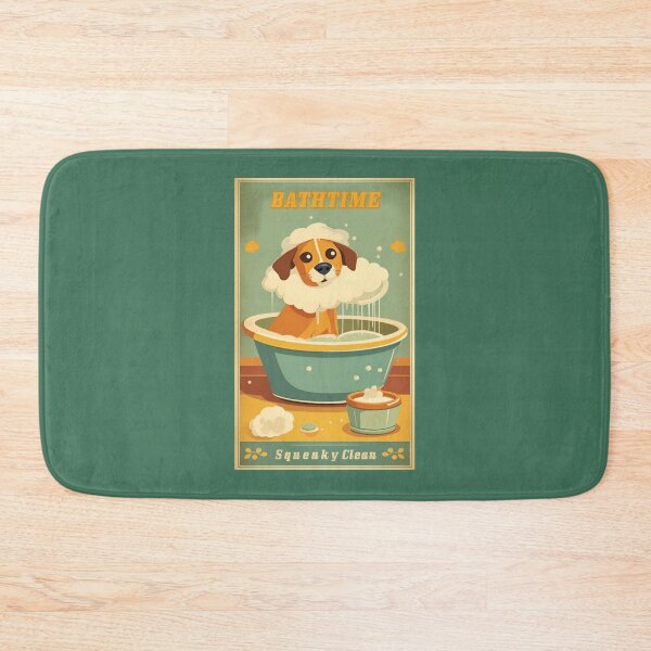Item preview, Bathtime dog retro (#01) [Create a set!] designed and sold by SolidEarthArt.