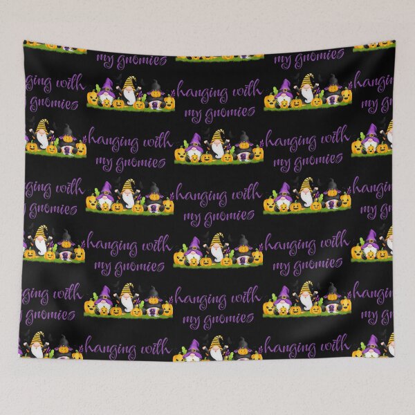 Item preview, Funny Hanging With My Gnomie Garden Halloween Gnomes designed and sold by MagicSD Designs.