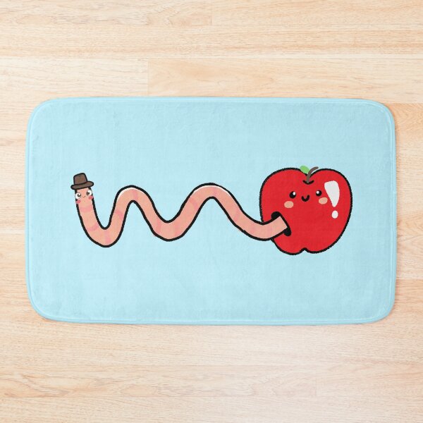 Item preview, Detective Apple Worm designed and sold by Meowmallow.