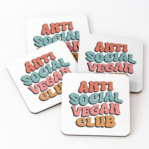 Item preview, Anti Social Vegan Club designed and sold by CodyCabbage.