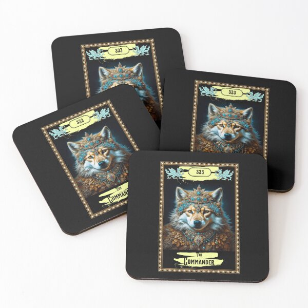 Item preview, Wolf Commander Tarot Card designed and sold by Kechenoro.