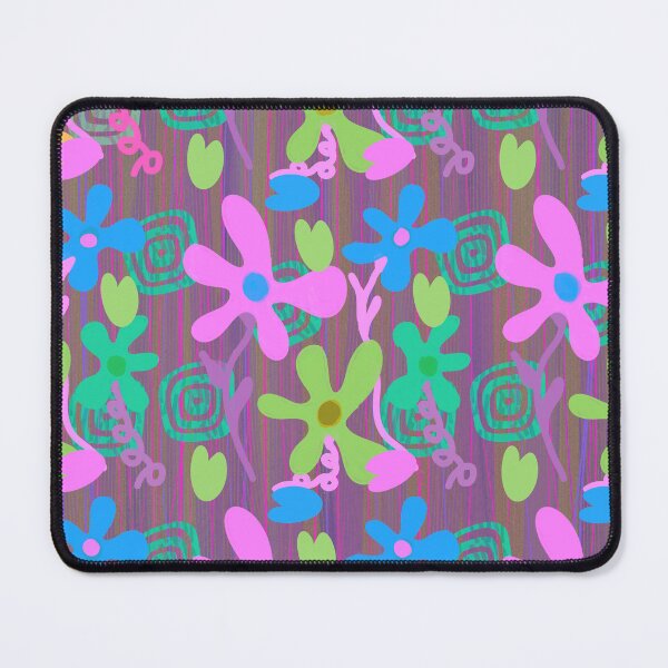 Item preview, Floribunda Hot pink aqua lime designed and sold by ArtFabric.