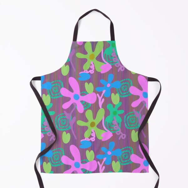Item preview, Floribunda Hot pink aqua lime designed and sold by ArtFabric.