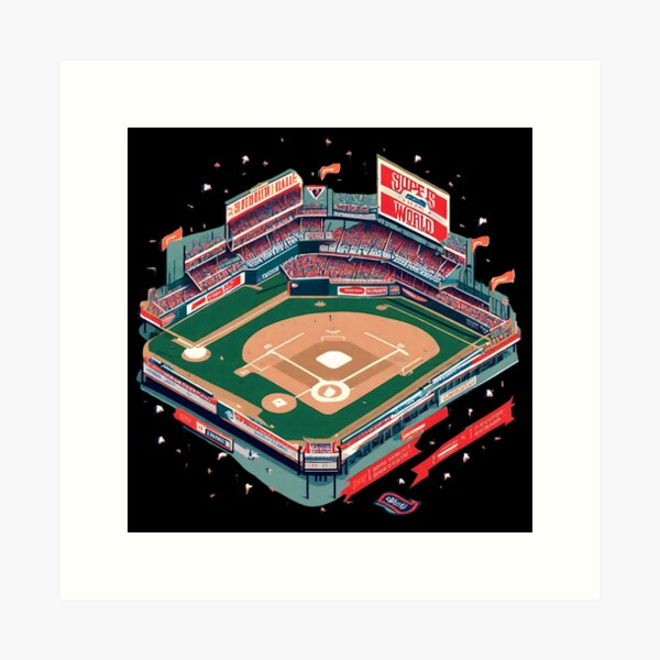 Yankee Stadium New York Yankees Watercolor Pen & Ink Fine Art Giclee Bronx  NYC World Series Champions