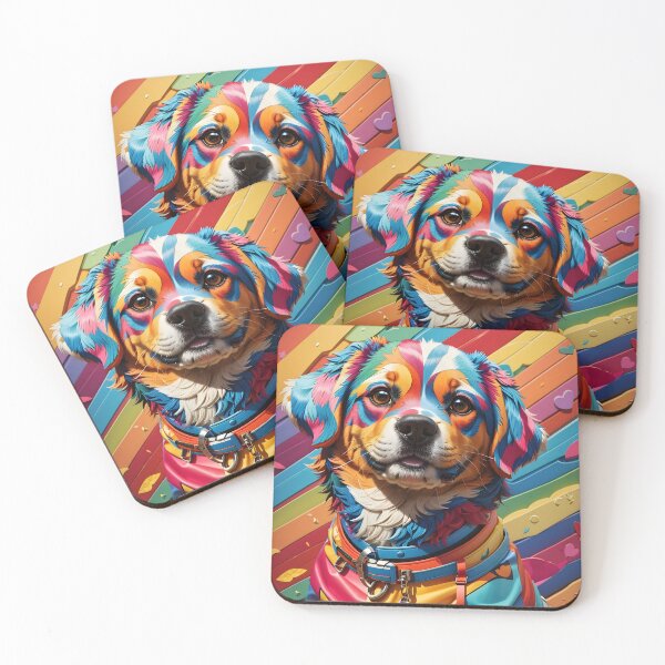 Item preview, Colorful Dog 0001 designed and sold by Sophisticas.