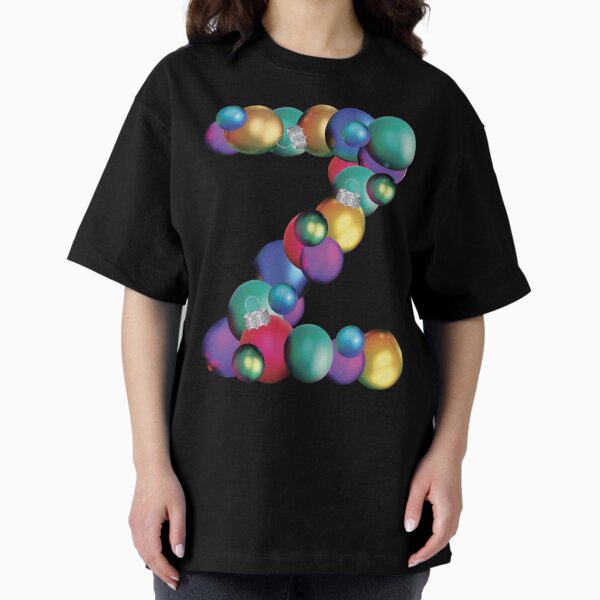 CHRISTMAS LETTER Z Oversized T-Shirt