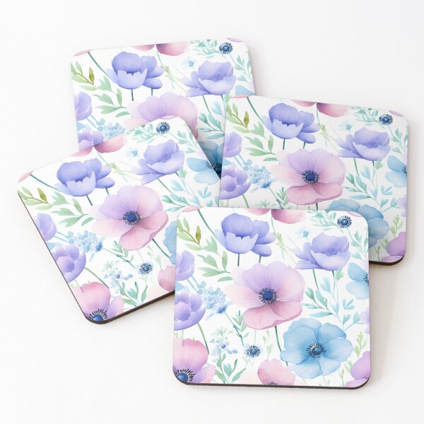 Item preview, Beautiful Blue and purple flower pattern designed and sold by SweetEvolution.