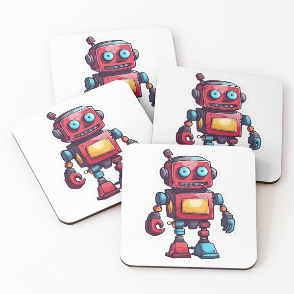 Item preview, Red robot  designed and sold by abmkf.