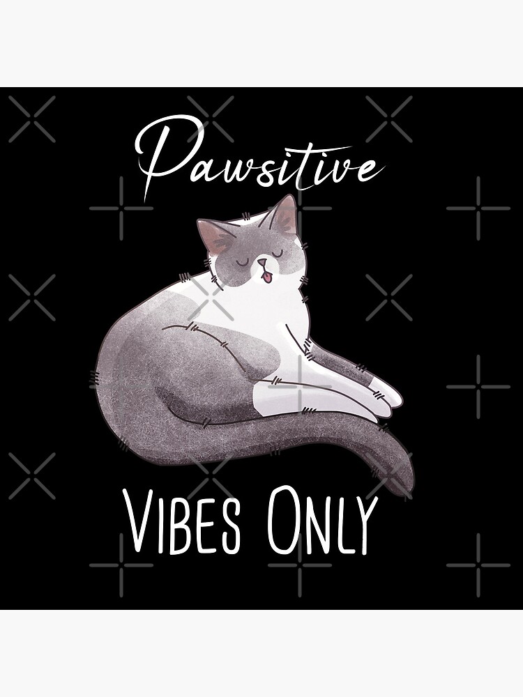 Thumbnail 5 of 5, Acrylic Block, Pawsitive Vibes Only - Blue point Cat - Gifts for cat lovers designed and sold by FelineEmporium.