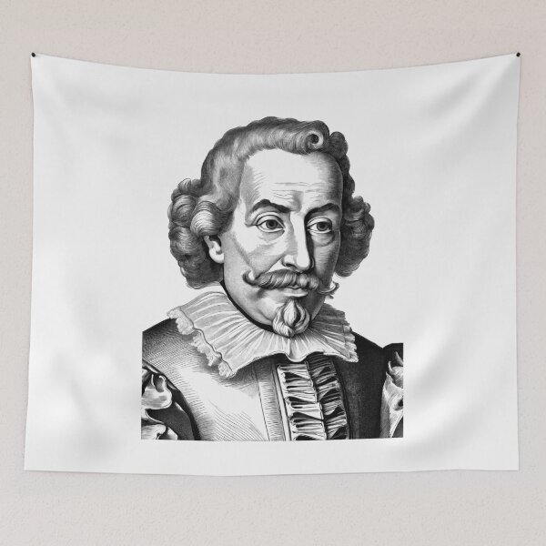 Item preview, Retrato de Miguel de Cervantes designed and sold by NTGUILTY.