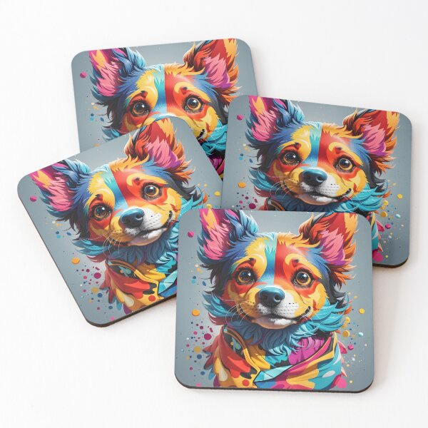 Item preview, Colorful Dog 0003 designed and sold by Sophisticas.