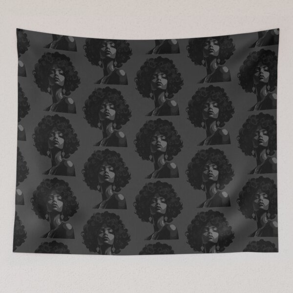 Item preview, Black Woman Vintage Elegance, Artwork Nº 45R designed and sold by Bauani.