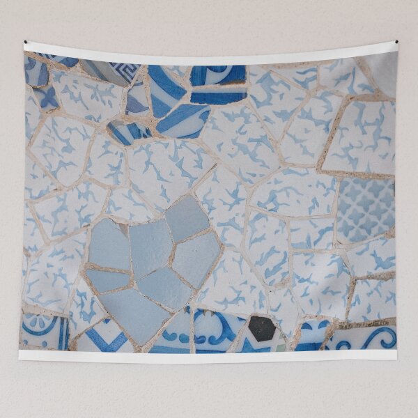 Item preview, Gaudi mosaic earthenware heart designed and sold by Nebulae-Art.