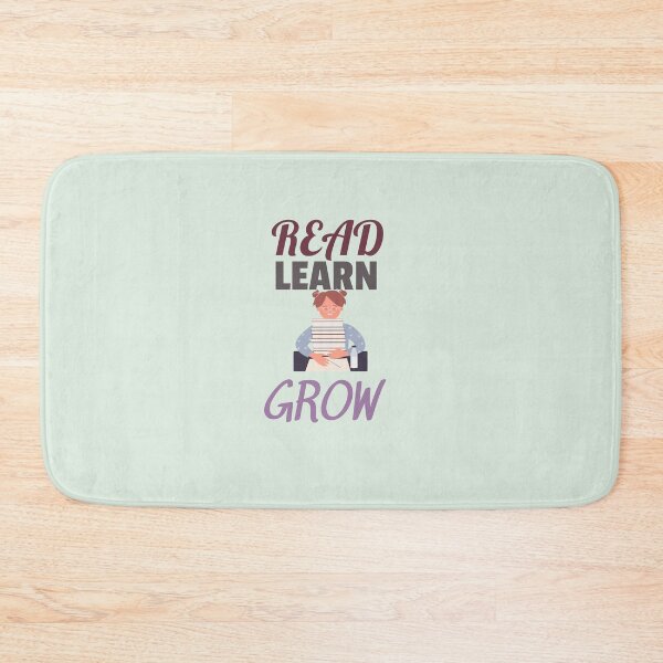 Item preview, Inspiring Learn Grow Design - Motivational Message - Redbubble designed and sold by zeddy-store.