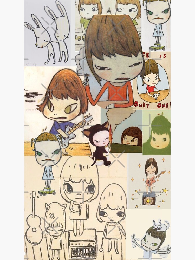 Thumbnail 3 of 3, Sticker, Collective sticker of yoshitomo nara designed and sold by FRDbox.