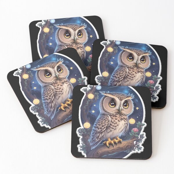 Item preview, Cute cosmos owl designed and sold by Majkel & Majkel.